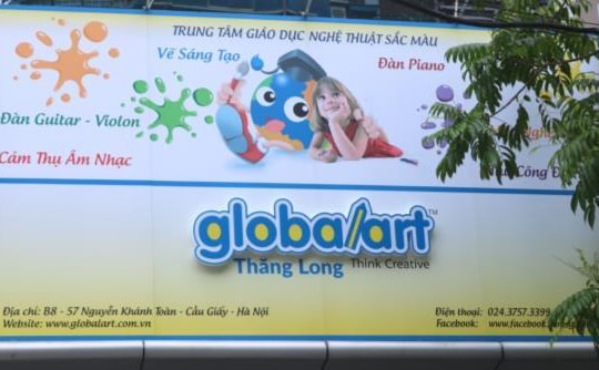 Số B8-57 Nguyễn Khánh Toàn, Cầu Giấy, Hà Nội: Trung tâm giáo dục nghệ thuật sắc màu Globalart