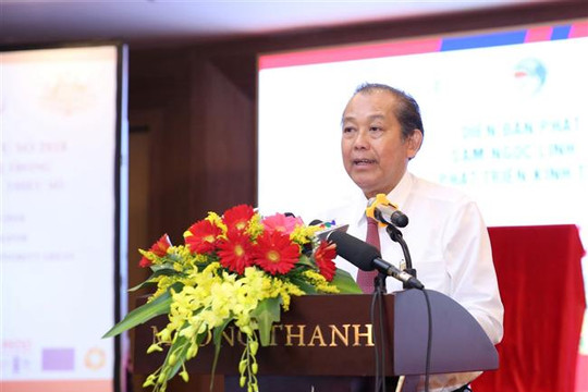 Phó Thủ tướng Thường trực Trương Hoà Bình dự Diễn đàn phát triển dân tộc thiểu số
