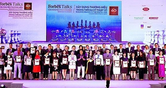 Tạp chí Forbes vinh danh 40 Thương hiệu giá trị nhất Việt Nam năm 2018