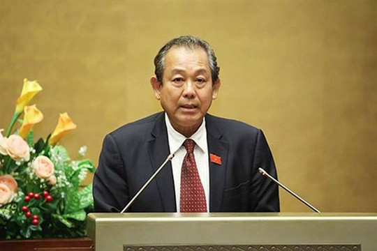 Phó Thủ tướng Trương Hòa Bình làm việc tại tỉnh Điện Biên về tình hình di dân
