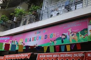 Nhà N13 KĐT Dịch Vọng, Cầu Giấy, Hà Nội: Trường mầm non Hoa Hướng Dương