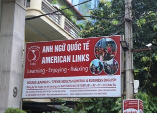 Số 9 ngõ 106 Hoàng Quốc Việt, Cầu Giấy, Hà Nội: Anh ngữ quốc tế American Links