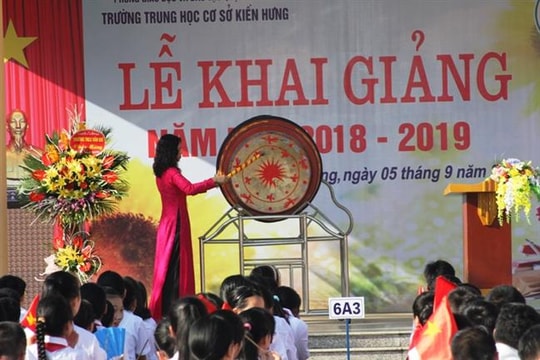 Trường THCS Kiến Hưng, quận Hà Đông khai giảng năm học 2018 - 2019