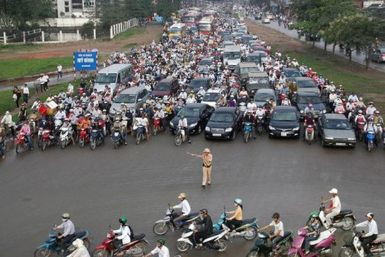 Hà Nội: Phân luồng giao thông phục vụ Hội nghị Diễn đàn Kinh tế thế giới về ASEAN