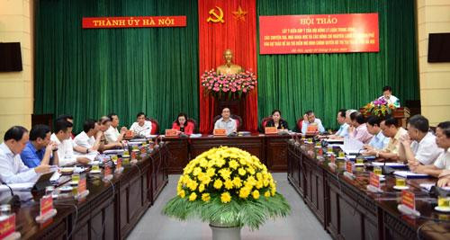 Hà Nội lấy ý kiến Hội đồng Lý luận Trung ương và nguyên lãnh đạo thành phố về mô hình chính quyền đô thị