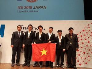 Việt Nam đoạt 4 huy chương trong kỳ thi Olympic tin học quốc tế