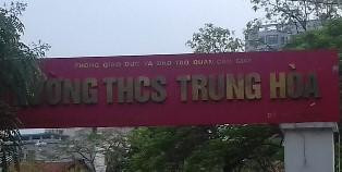 Số 3 ngõ 22 Trung Kính, Trung Hòa, Cầu Giấy, Hà Nội: Trường THCS Trung Hòa