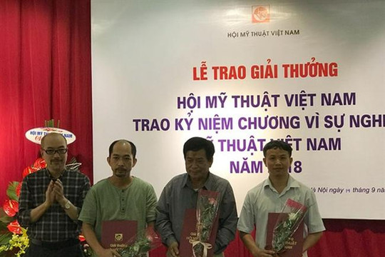 Trao giải thưởng Hội Mỹ thuật Việt Nam 2018