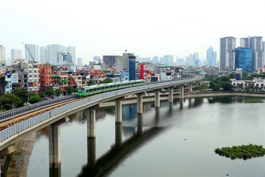 Chạy thử 5 đoàn tàu tuyến đường sắt Cát Linh-Hà Đông vào ngày 20-9