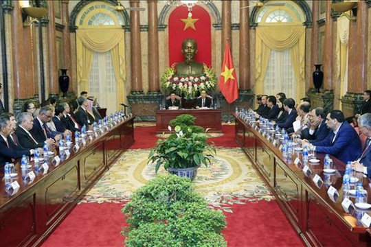 Chủ tịch nước Trần Đại Quang tiếp các Trưởng đoàn dự Đại hội ASOSAI lần thứ 14