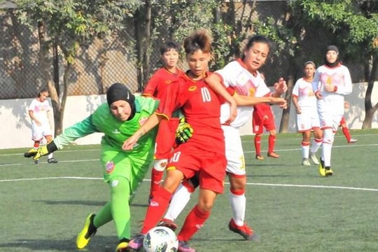 Tuyển U16 nữ Việt Nam thắng hủy diệt 14-0 tại vòng loại châu Á