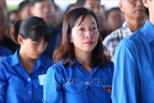 Những hình ảnh xúc động tại lễ Quốc tang Chủ tịch nước Trần Đại Quang