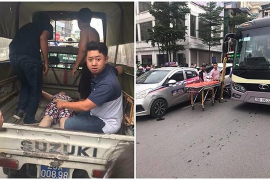 Ô tô “điên” đâm liên hoàn, làm nhiều người bị thương tại Hà Nội