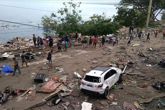 Chưa có thông tin người Việt Nam bị thương vong trong trận động đất, sóng thần tại Indonesia