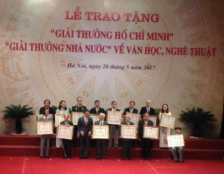 Quy định mới xét tặng Giải thưởng về văn học, nghệ thuật