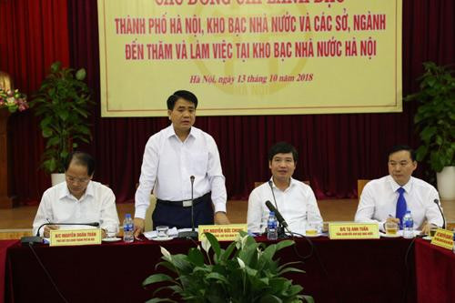 Tổng thu ngân sách qua Kho bạc Nhà nước Hà Nội đạt hơn 161 nghìn tỷ đồng