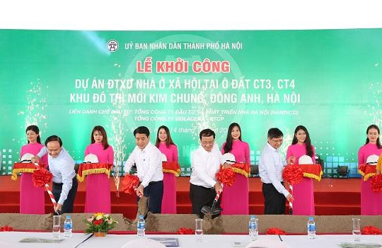 Hà Nội: Khởi công dự án nhà ở xã hội tại khu đô thị mới Kim Chung