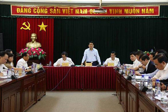 Chủ tịch UBND TP Hà Nội Nguyễn Đức Chung làm việc tại huyện Đông Anh