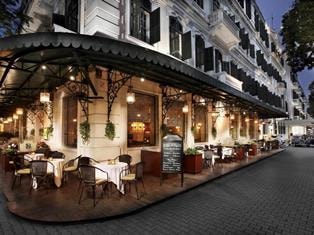 15 Ngô Quyền, Tràng Tiền, Hoàn Kiếm, Hà Nội: La Terrasse du Metropole Café