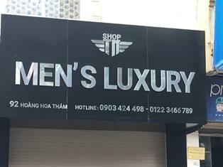 92 Hoàng Hoa Thám, Tây Hồ, Hà Nội: Shop MEN’S LUXURY