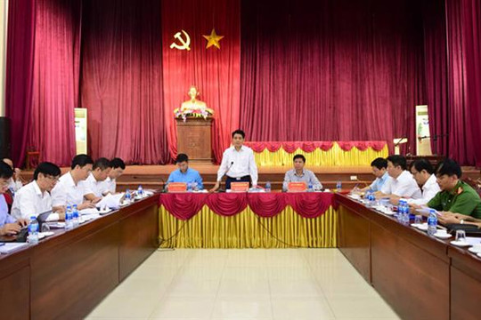 Chủ tịch UBND TP Hà Nội Nguyễn Đức Chung làm việc tại huyện Ứng Hòa