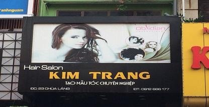 23 chùa láng, đống đa, hà nội: hair salon kim trang