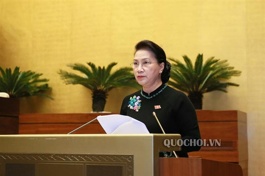 Phát biểu của Chủ tịch Quốc hội Nguyễn Thị Kim Ngân bế mạc kỳ họp thứ sáu, Quốc hội khóa XIV