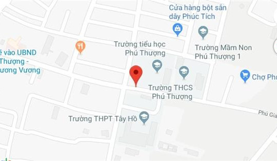 Phố Phú Gia, quận Tây Hồ, Hà Nội.