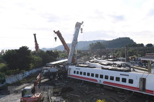 Đài Loan xác định nguyên nhân vụ tai nạn tàu hỏa thảm khốc
