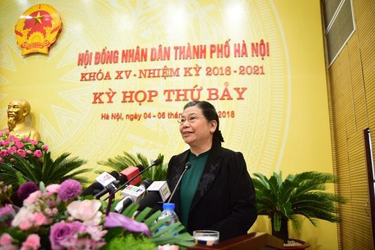 Phó Chủ tịch QH Tòng Thị Phóng: Xây dựng Thủ đô ngày càng giàu đẹp, văn minh