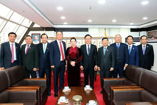 Chủ tịch Quốc hội Nguyễn Thị Kim Ngân bắt đầu thăm chính thức Đại Hàn Dân Quốc