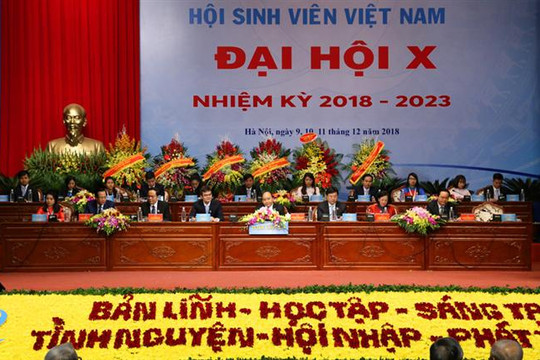 Khai mạc Đại hội đại biểu toàn quốc Hội Sinh viên Việt Nam lần thứ X
