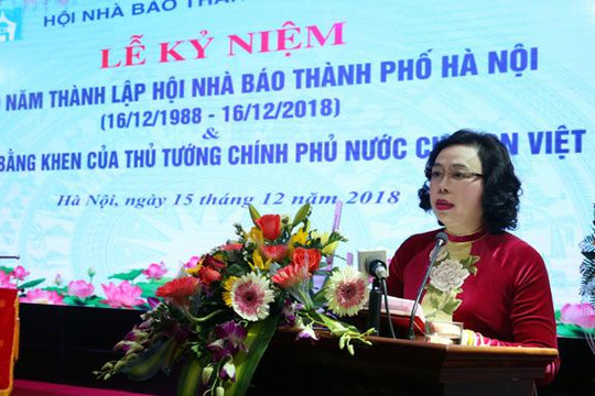Kỷ niệm 30 năm thành lập Hội Nhà báo TP Hà Nội