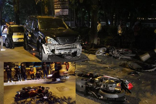 Hà Nội: Danh tính nữ tài xế Lexus gây tai nạn khiến nhiều người bị thương