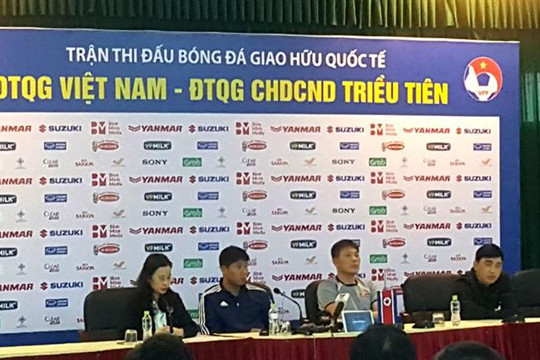 Huấn luyện viên trưởng Kim Yong Jun: "Trận gặp Việt Nam có ý nghĩa rất quan trọng với chúng tôi"