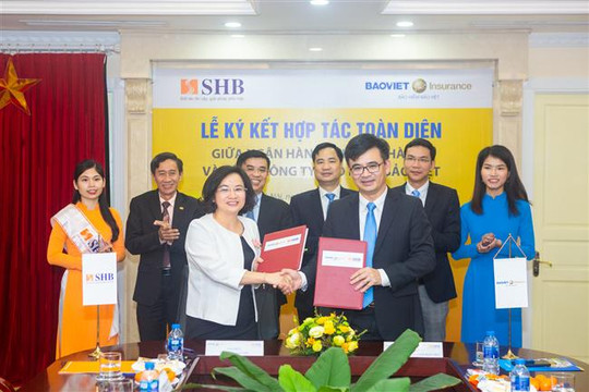 SHB và bảo hiểm Bảo Việt ký kết hợp tác chiến lược toàn diện.
