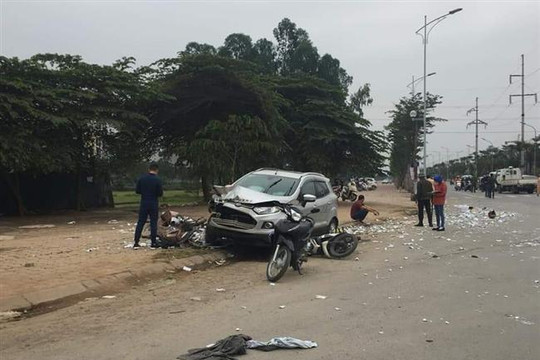 Thông tin mới nhất vụ ô tô đâm liên hoàn khiến 2 vợ chồng tử vong ở Hà Đông
