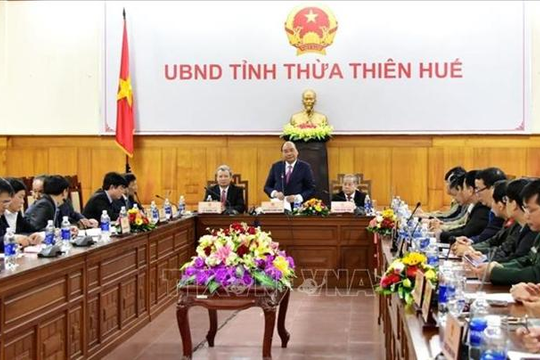 Thủ tướng Chính phủ kiểm tra công tác chuẩn bị Tết Nguyên đán Kỷ Hợi 2019 tại Thừa Thiên - Huế