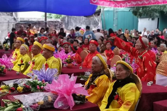 Xã Minh Cường (Hà Nội) tổ chức Lễ mừng thọ cho người cao tuổi năm 2019