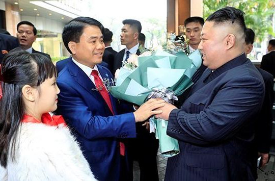 Chủ tịch Triều Tiên Kim Jong-un đã tới Hà Nội