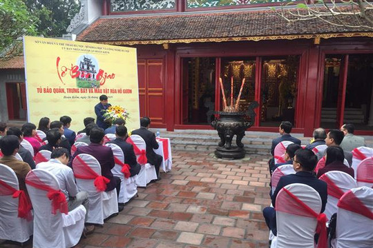Chính thức ra mắt tiêu bản "cụ" rùa hồ Hoàn Kiếm tại đền Ngọc Sơn