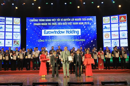 Eurowindow Holding - Top 10 thương hiệu vàng Việt Nam 2019.