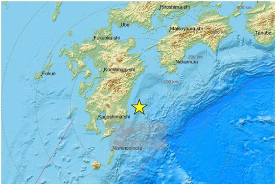 Động đất 6,3 độ richter rung chuyển khu vực phía Nam Nhật Bản