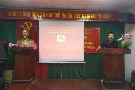 Phường Hàng Bồ, quận Hoàn Kiếm: Tổ chức tuyên truyền và xây dựng phong trào toàn dân phòng cháy chữa cháy