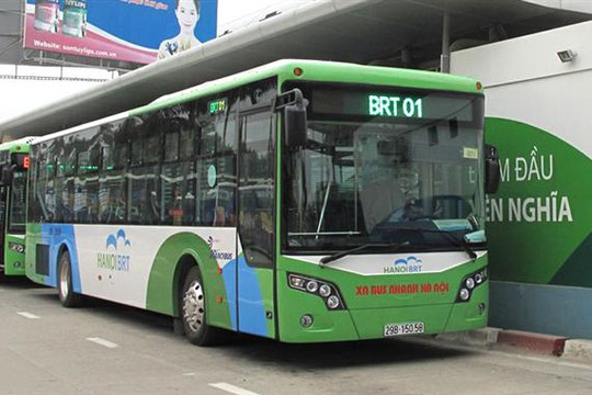 Tăng tần suất xe buýt nhanh BRT trong giờ cao điểm