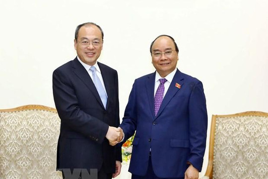 Thủ tướng Nguyễn Xuân Phúc tiếp Tỉnh trưởng Vân Nam (Trung Quốc)