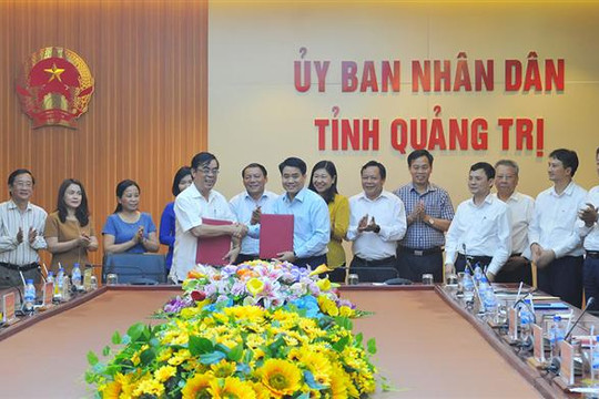 Hà Nội - Quảng Trị thống nhất đẩy mạnh hợp tác trên 7 lĩnh vực