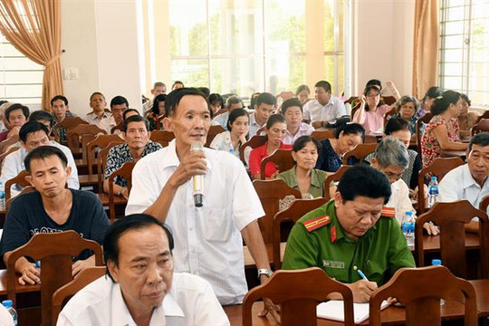 Thay đổi lịch tiếp xúc cử tri trước kỳ họp thứ chín HĐND thành phố Hà Nội