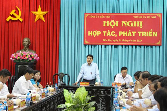TP Hà Nội và tỉnh Bến Tre tăng cường hợp tác trên nhiều lĩnh vực