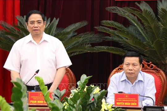 Trưởng ban Tổ chức Trung ương làm việc tại tỉnh Bắc Ninh về công tác xây dựng Đảng